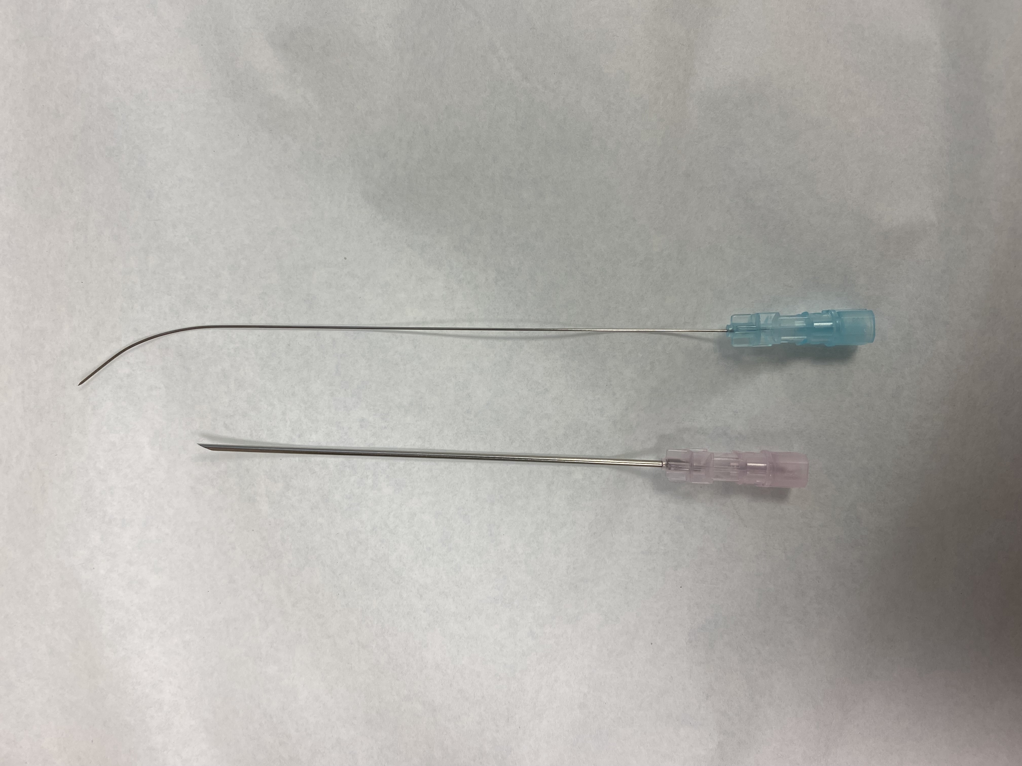 <p>Needle-Over-Needle Technique. Initial setup for needle-over-needle technique for difficult L5/S1 entry.&nbsp;</p>