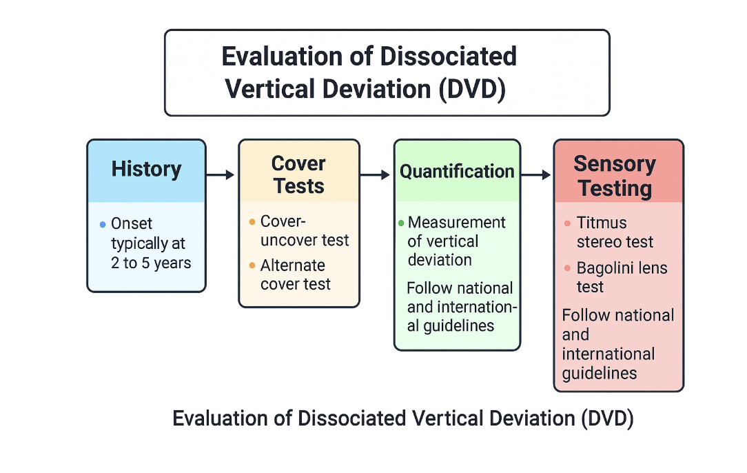<p>Evaluation Pattern of Dissociated Vertical Deviation
