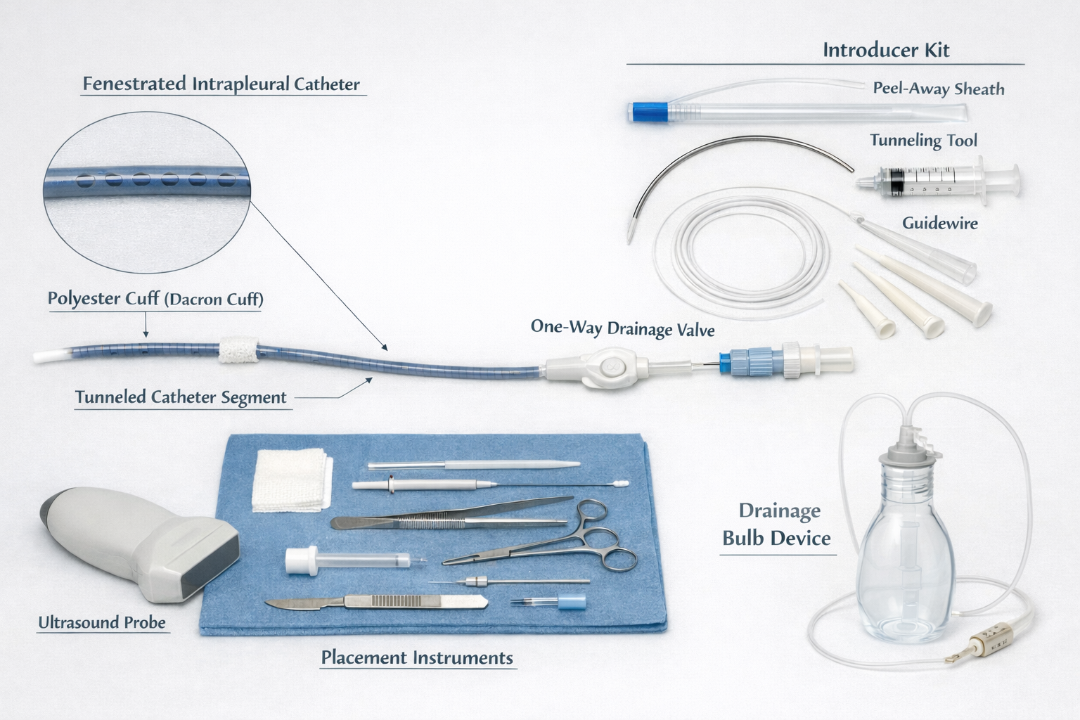 <p>Indwelling Pleural Catheter System