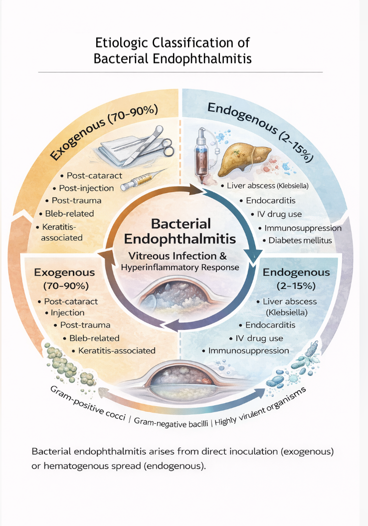 <p>Etiologic Classification of Bacterial Endophthalmitis