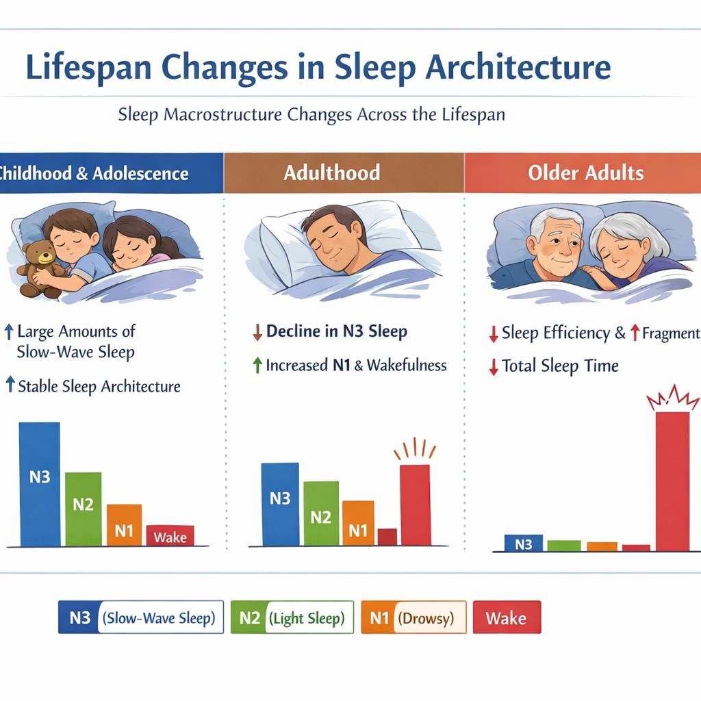 <p>Sleep Architecture and Age