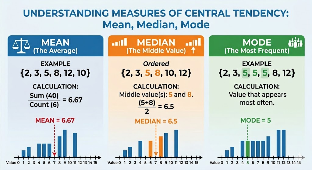 <p>Measures of Central Tendency