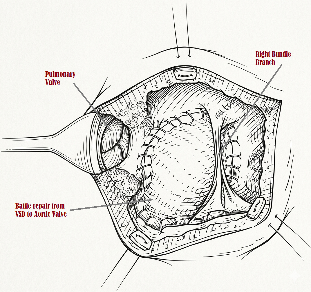 <p>Surgical Repair of Double Outlet Right Ventricle